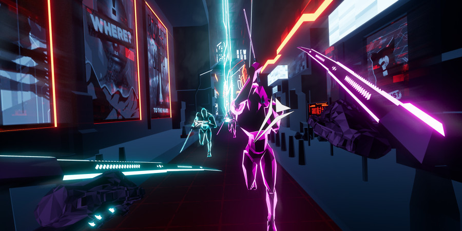 Cybrid – neon-fueled action shooter coming to Meta Quest this september